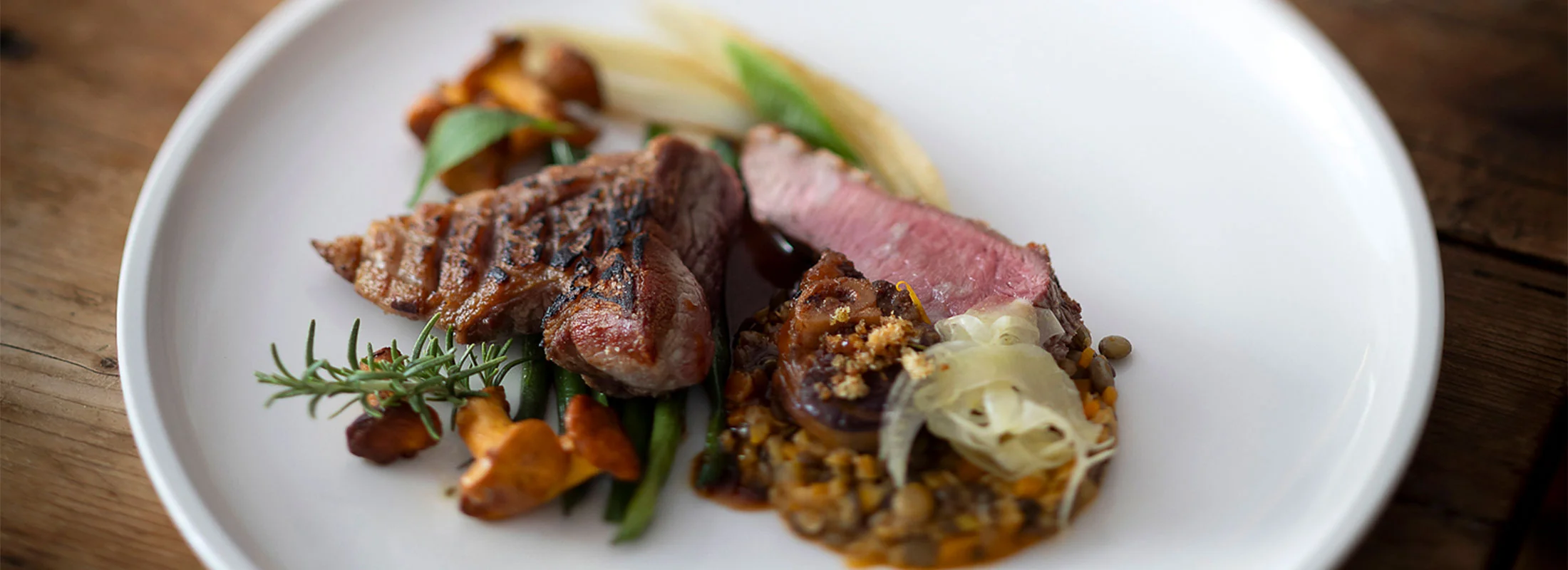 Gericht aus der Küche des Haubenrestaurants Ansitz Romani – regionale Küche in Tramin, Südtirol