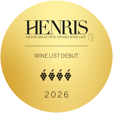 HENRIS Wine List Award 2026 – Auszeichnung des Haubenrestaurants Ansitz Romani